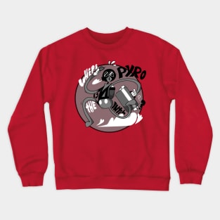 Old-school Pyro Crewneck Sweatshirt